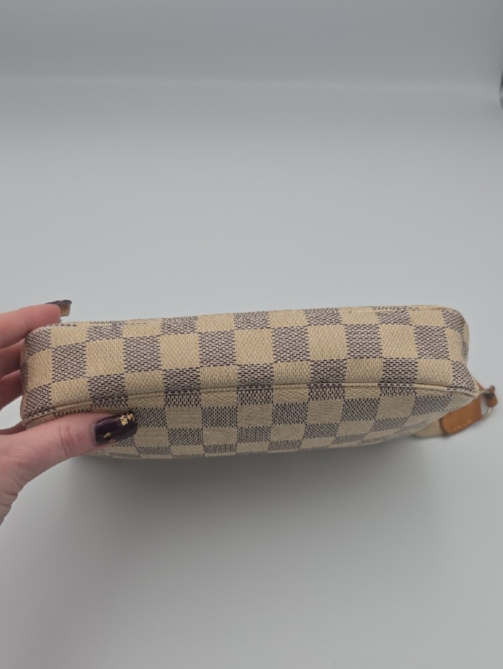 Louis Vuitton Damier Azur Small Pochette Accessoires W/ Original Strap (EUC)COA✨ - Picture 9 of 16